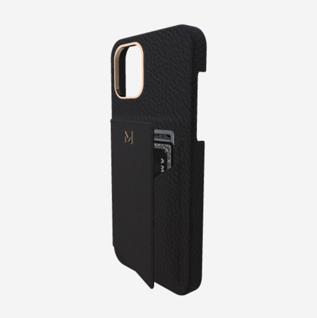 iPhone 14 Pro Max - TUMI - Leather Case with Card Slot - Black