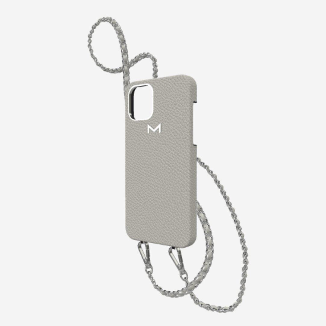 Classic Necklace Case for iPhone 13 Pro Max in Genuine Calfskin