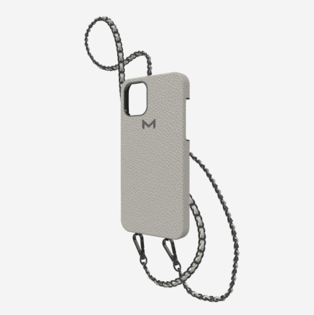 Classic Necklace Case for iPhone 13 Pro Max in Genuine Ostrich