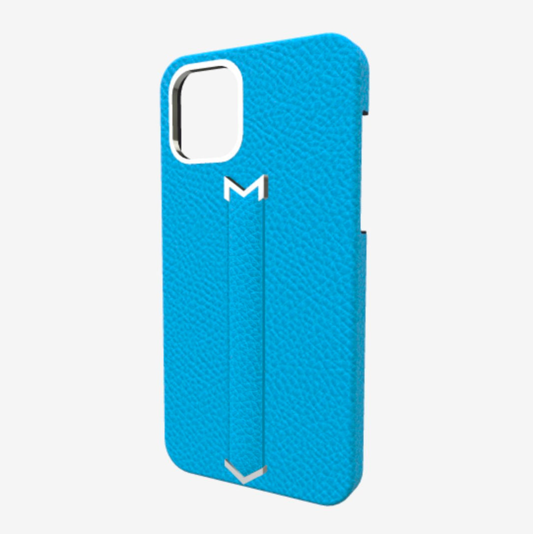 Finger Strap Case for iPhone 14 Pro Max in Genuine Ostrich